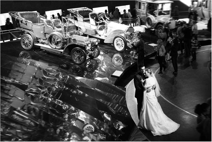 Hochzeit im Mercedes Benz Museum